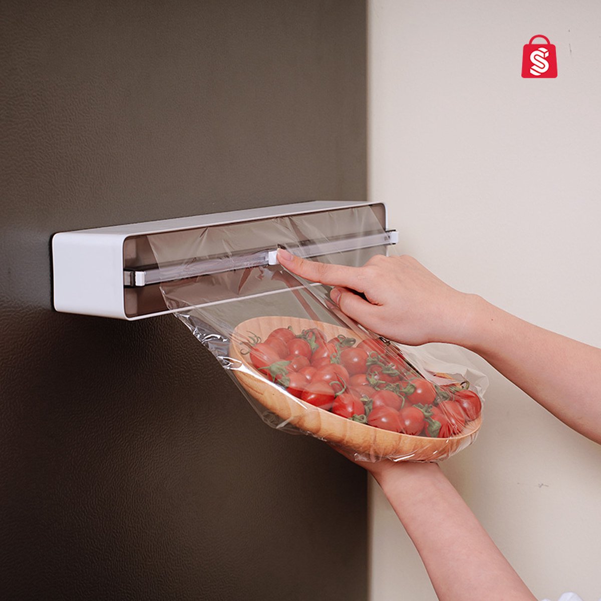 Rollenhouder Donker Grijs | Foliehouder | Keukenrolhouder| Rollenhouder hangend | Rolhouder | Huishoudfolie houder | Keukenpapier houder | TheStudentShop | kerstcadeau