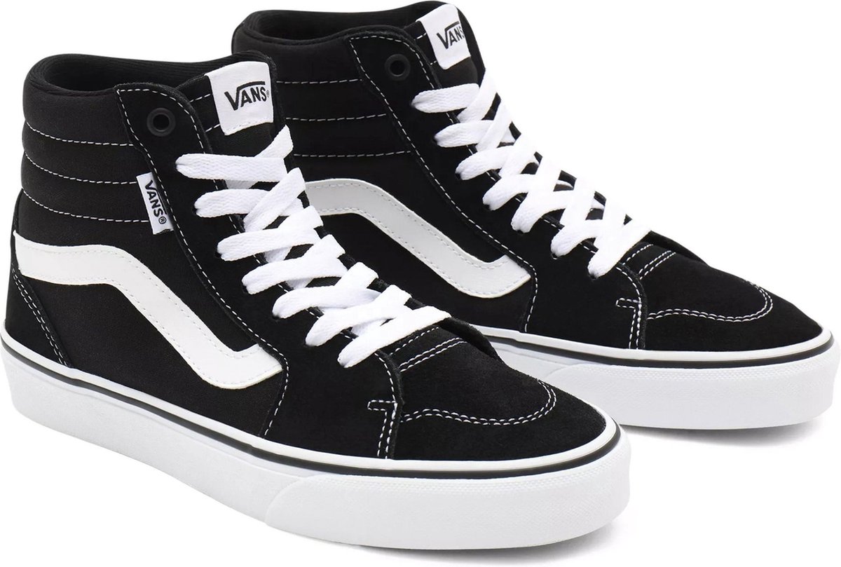Vans Filmore Hi Sneakers Canvas Dames Zwart