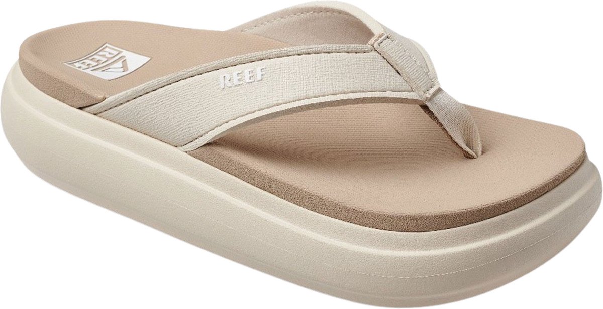 Reef Cushion Bondi Teenslippers Dames Creme