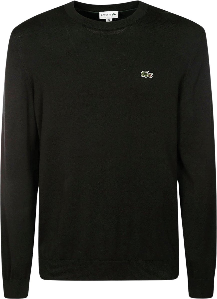 Lacoste Crew Neck Sweater Heren Zwart