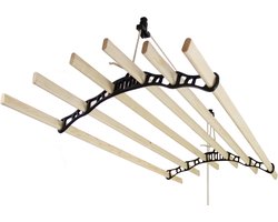 Clothing Airer Ceiling Pulley - Black - 2m