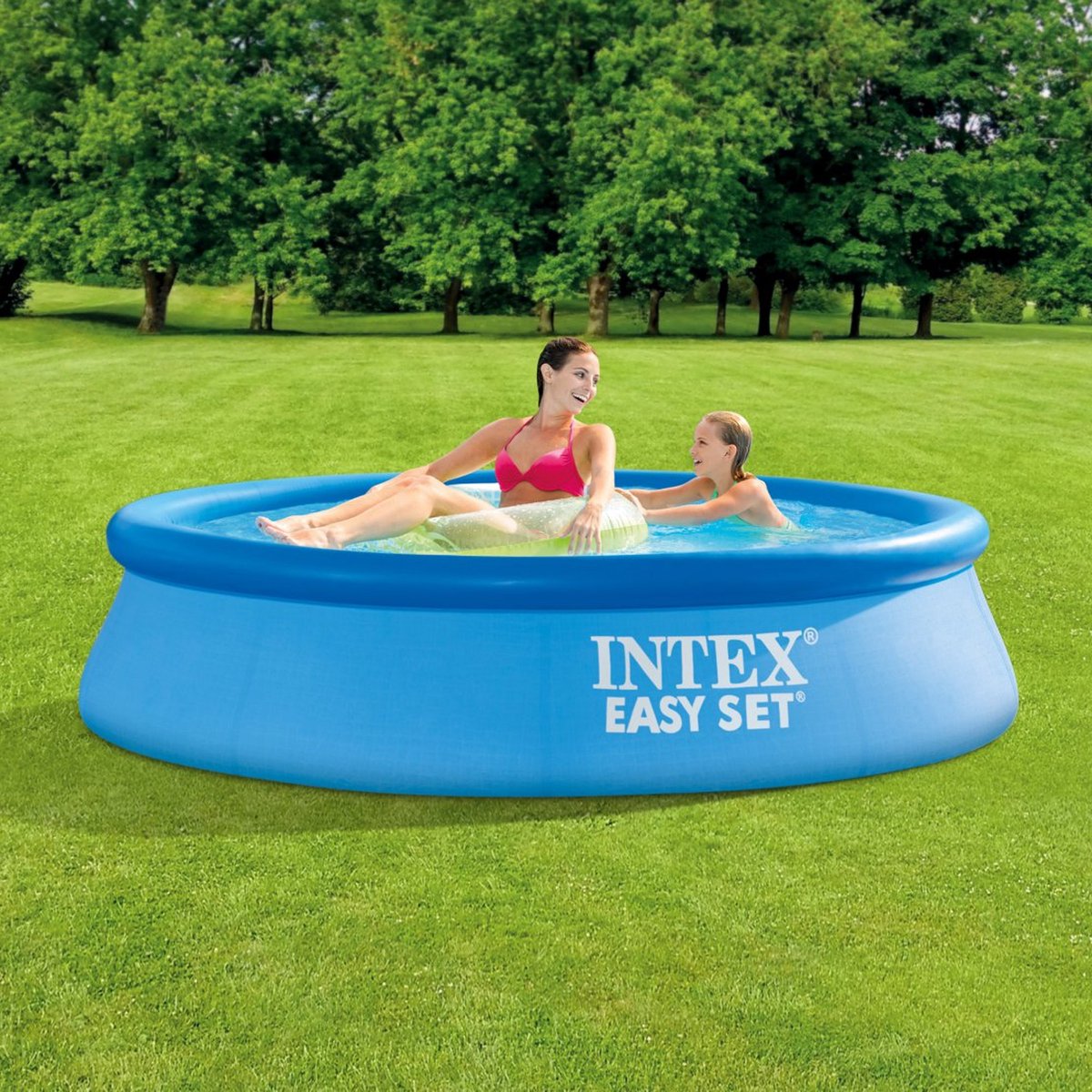 Intex Easy Set - Opblaasbaar Zwembad - 244x61 cm - Blauw