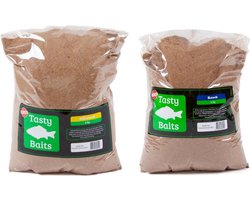 Tasty Baits Allround & Voorn Compleet Lokvoer - 2x 4kg - Lokvoer - Witvis - Kant en Klaar
