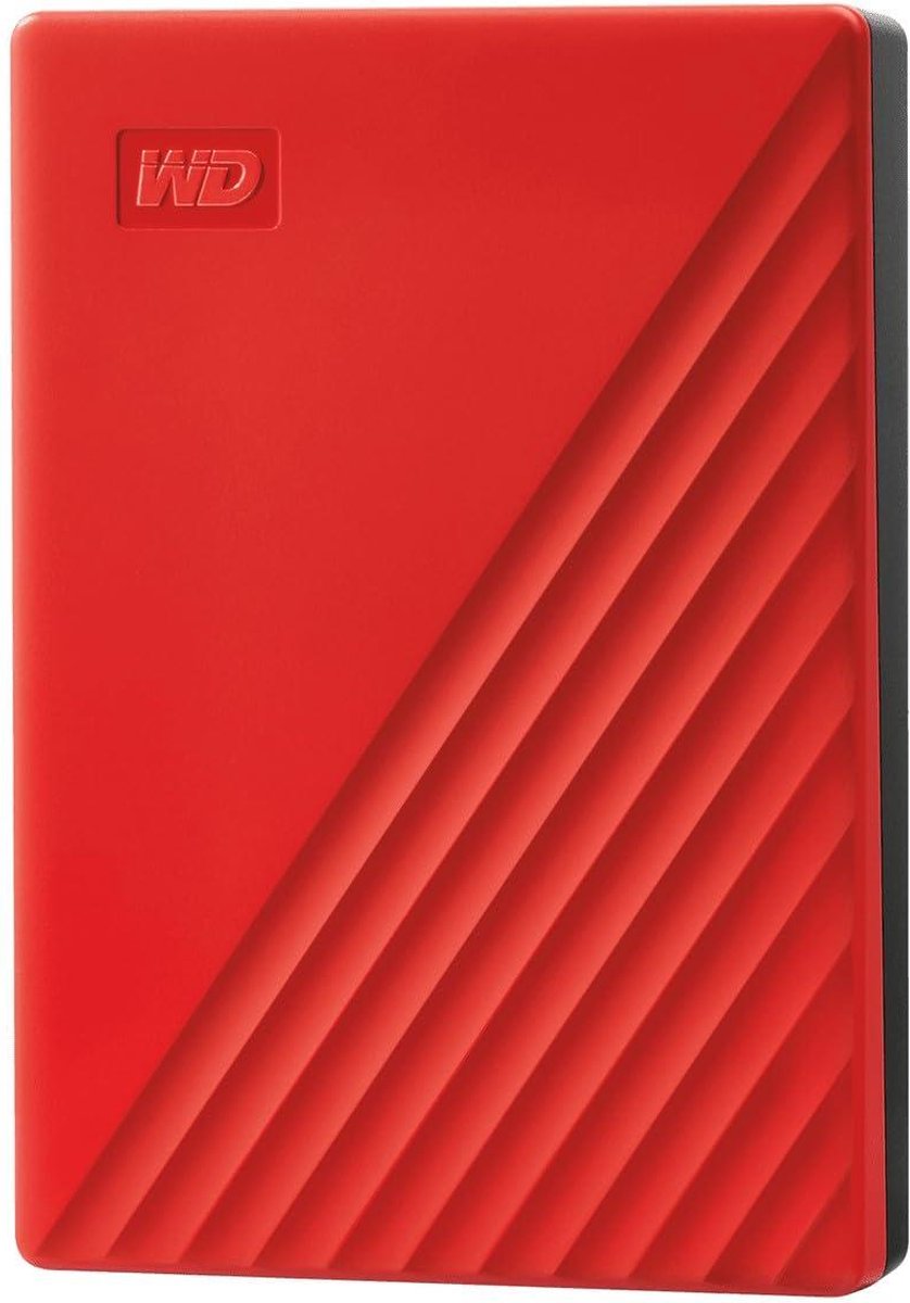WD My Passport 5TB rood