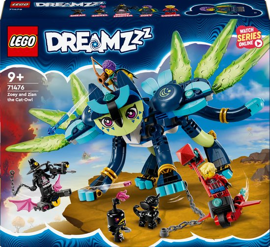 Foto: Lego dreamzzz zoey en zian de kattenuil 71476