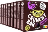 Holie's Crunchy Bar Protein Peanut Cacao 3x2 repen - eiwit - reep - suikervrij - gezond - vegan - 9 pack