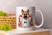 Mug Shepherd Allemand Spooky - chiens - Halloween - chiots - chiotamour - doglover - doggy - chiens - amour chiot - mon chien - amour chien