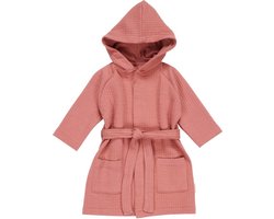 Product: Little Dutch Pure Pink Blush - Baby Meisjes - Badjas - Maat 74/80, van het merk Little Dutch