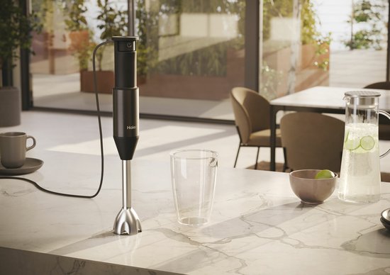 Haier HHB5B2 011 0,9 l Staafmixer 1000 W Zwart van Haier — afbeelding 2