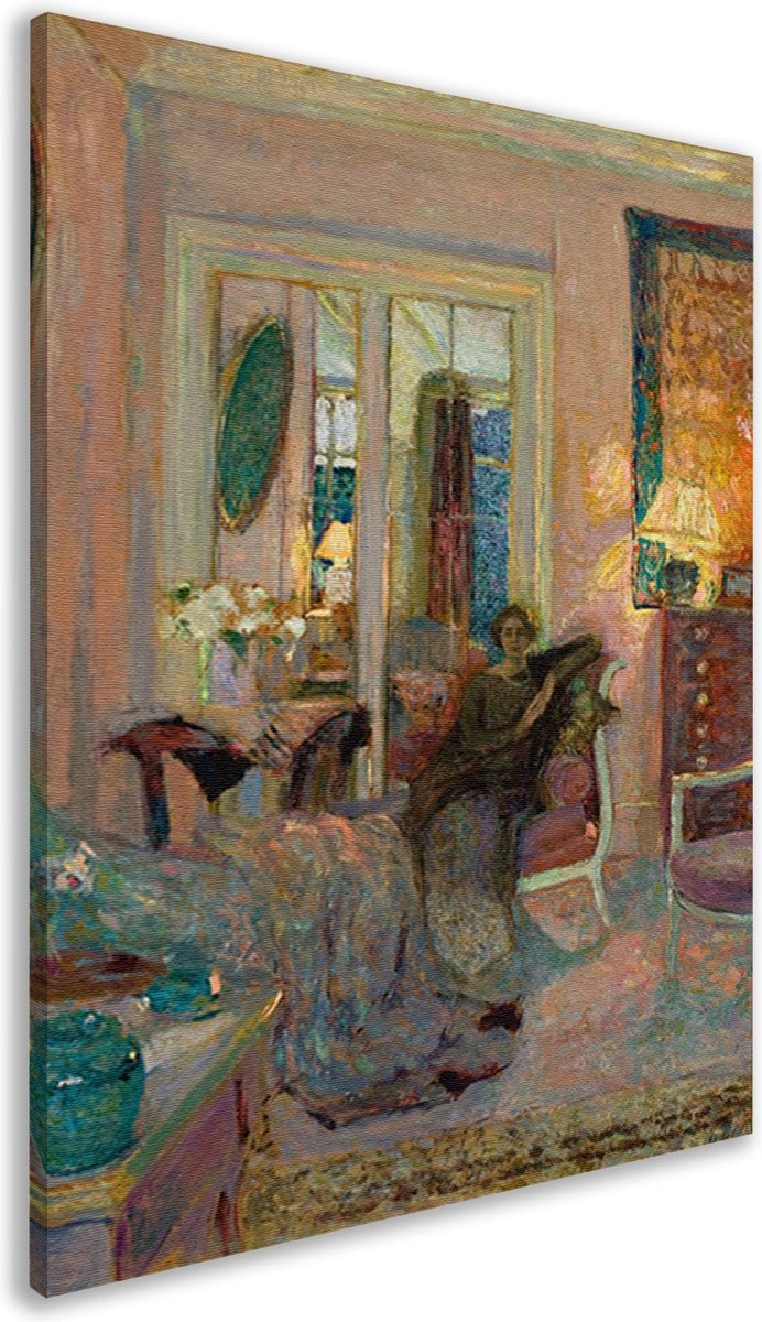 Prinses Bibesco - Édouard Vuillard wanddecoratie - Interieur wanddecoratie - Canvas schild