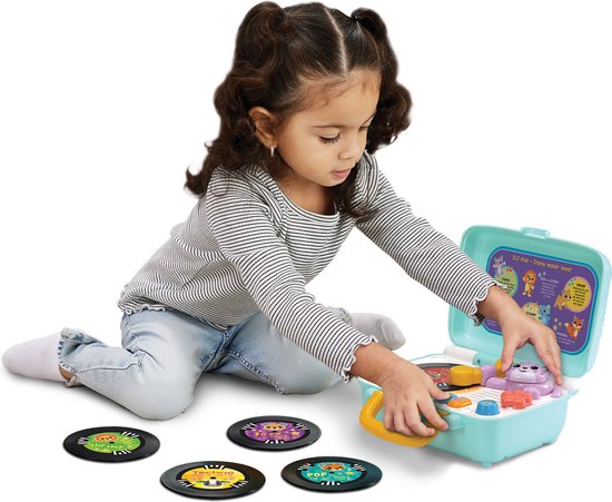 VTech Mijn Eerste Platenspeler - Interactief Speelgoed - Inclusief 5 dubbelzijdige platen - Speelgoed 1 tot 5 jaar van Vtech — afbeelding 3
