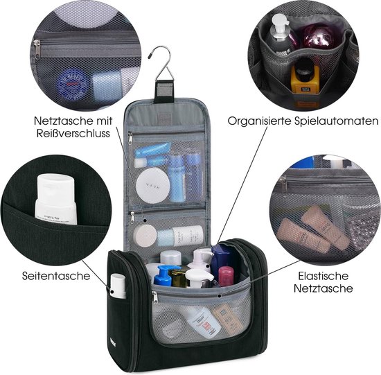 Trousse de toilette suspendue – résistante à l'eau voyage