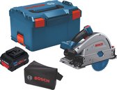 Bosch GKT 18 V 52 GC Scie circulaire plongeante professionnelle BITURBO Brushless + 1x batterie ProCore 8,0 Ah + L-Boxx + module de connexion - sans chargeur