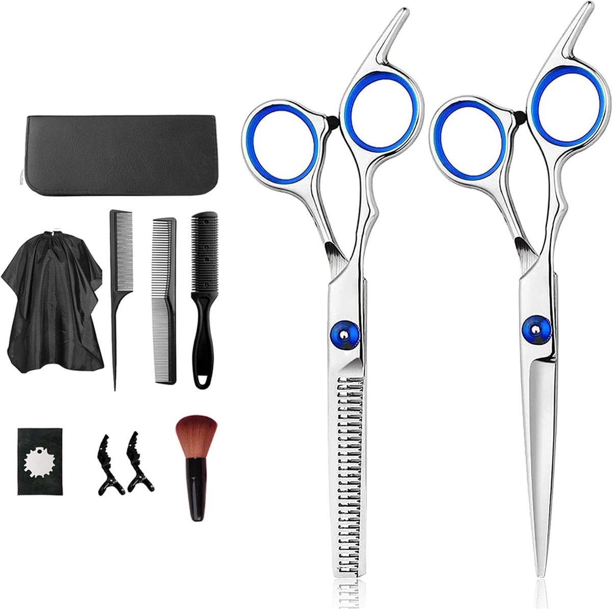 Professionele kappersschaarset - roestvrij staal - haar knippen - mannen vrouwen kinderen