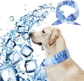 Koelband hond - koelhalsband hond - Koelbandana hond - Koelband - Coolband hond - Coolband - Verkoelende hondenhalsband - Verkoelende honden halsband - Koelhalsband voor hond - Maat L