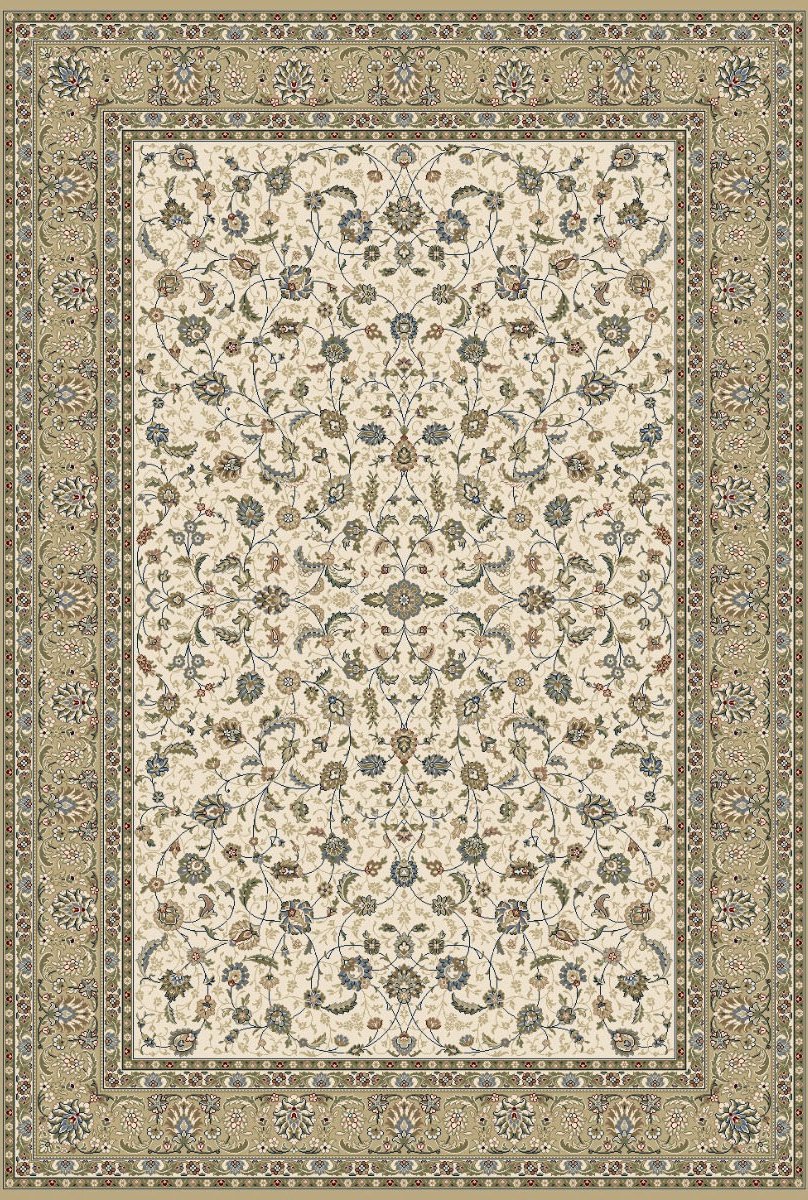 Rugsman Classico 057.0221.6424 Vloerkleed - 200 x 290 cm - Ivoor - Rechthoekig, Loper - Polypropylene - Eetkamer, Woonkamer - Bloemen - Klassiek