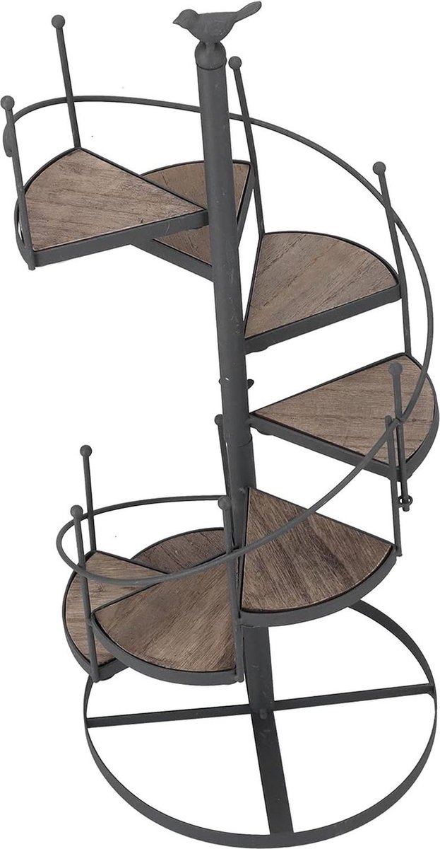 Bloementrap klein metalen plantenstandaard bloempotstandaard meerdere verdiepingen plantentrappen modern bloemenrek plantenrek display-rek voor binnen woonkamer tuin balkon decoratie