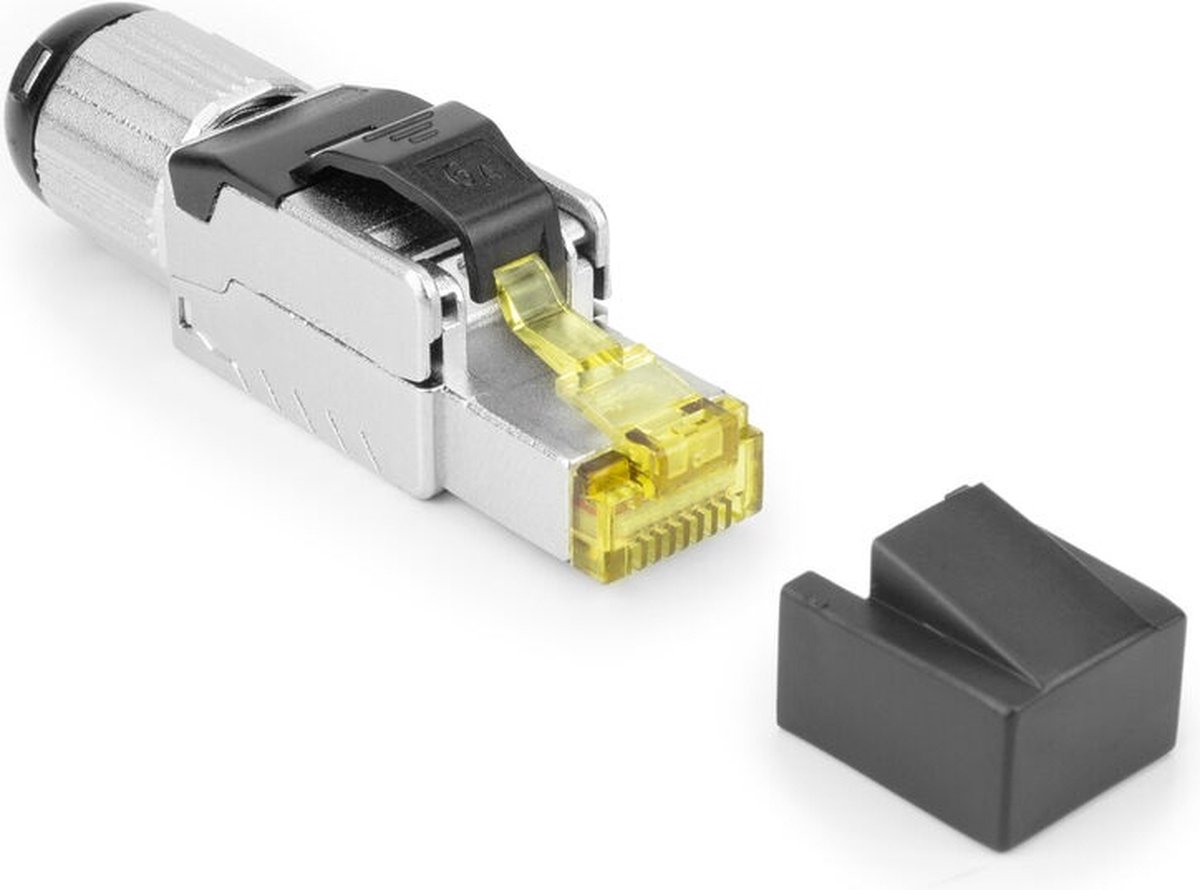 Image of ACT TD168F RJ45 Stekker met LSA strook - CAT6A en lager - Per stuk - 8P - STP - 4PPoE tot 100W - Metaal