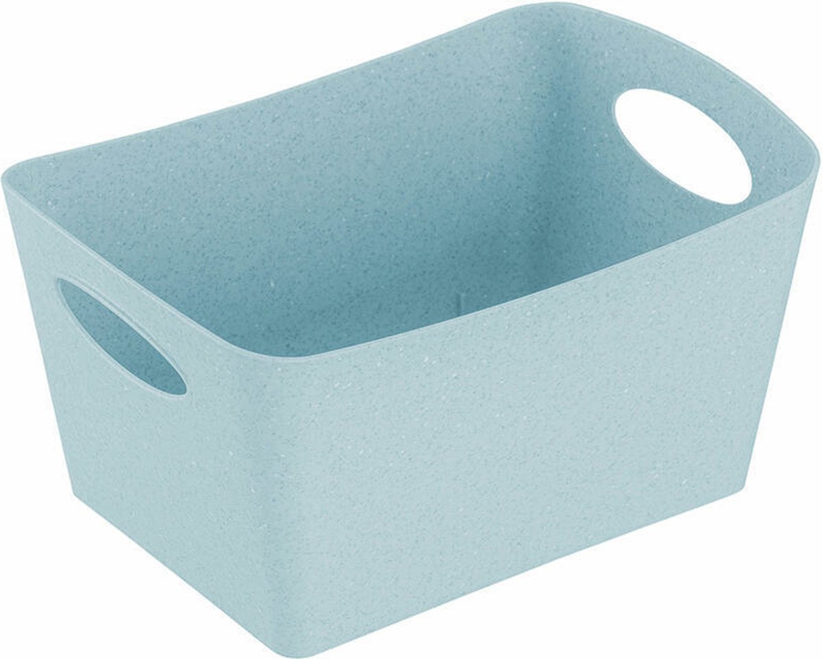 Opbergbox, 3.5 L, Organic Recycled, Natuur Bloemen Blauw - Kozoil | Boxxx M