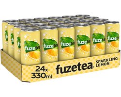 Tray Fuze Tea - Sparkling Lemon Black - 24x33cl