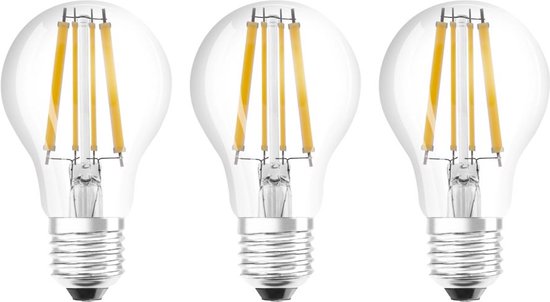 Lâmpada LED E27 35w âmbar transparente branco quente Osram | Maisons du