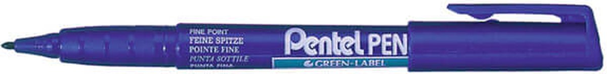 Pentel NMS50 permanente marker Fijne punt Blauw 1 stuk(s)