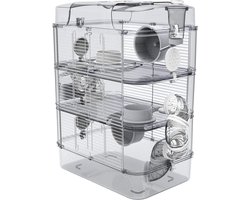 Hamsterkooi met Hamsterspeelgoed - Rattenkooi - Hamster Kooi - Hamster Huisje - Knaagdierhok - Knaagdierenkooi