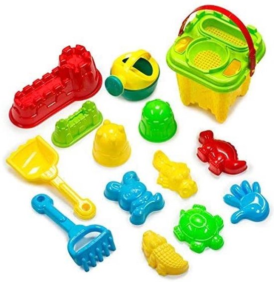 Buxibo 12 Delige Strand/Zandbak Speelgoedset als cadeau voor kind van 2 jaar