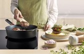 Bol.com Hapjespan. Ø 24 cm 2.5 L Gerecycled Aluminium QXR Non Stick Indcutie - Woll | EcoLogic QXR aanbieding
