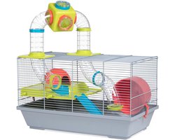 Hamsterkooi met Hamsterspeelgoed - Hamster Kooi - Hamster Huisje - Knaagdierhok - Knaagdierenkooi