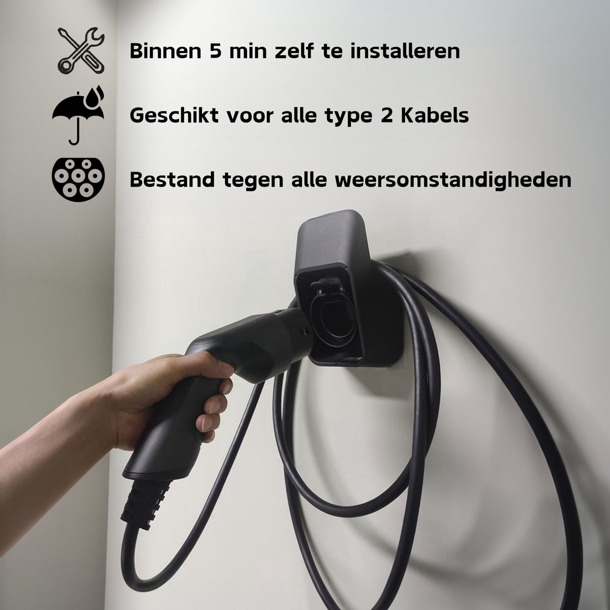 EV-Oplaadkabelhouder