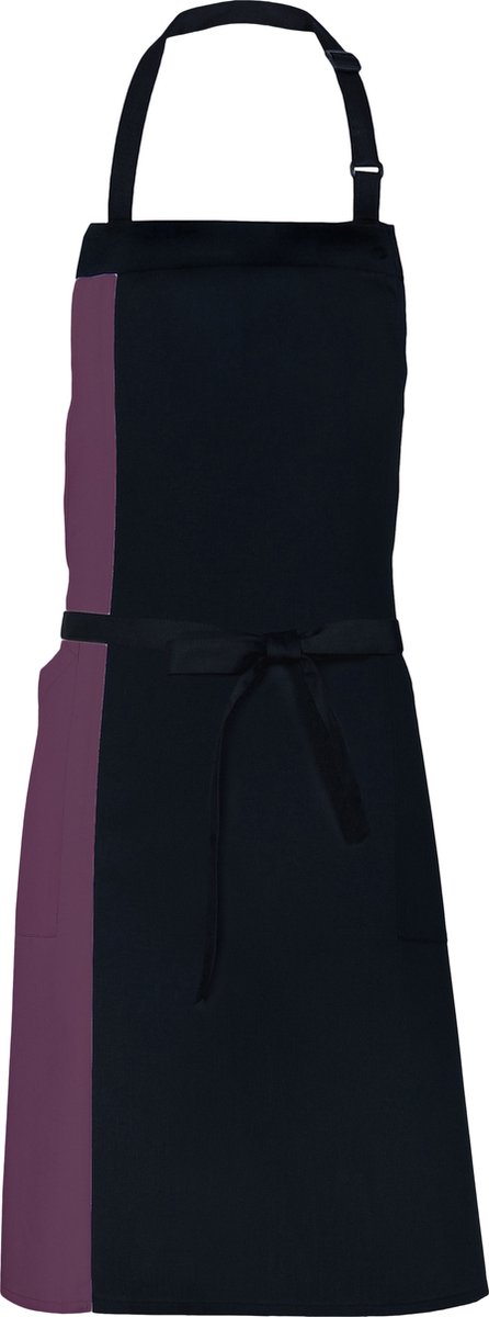 Duo schort - Aubergine - 85 x 72 cm - Link Kitchen Wear