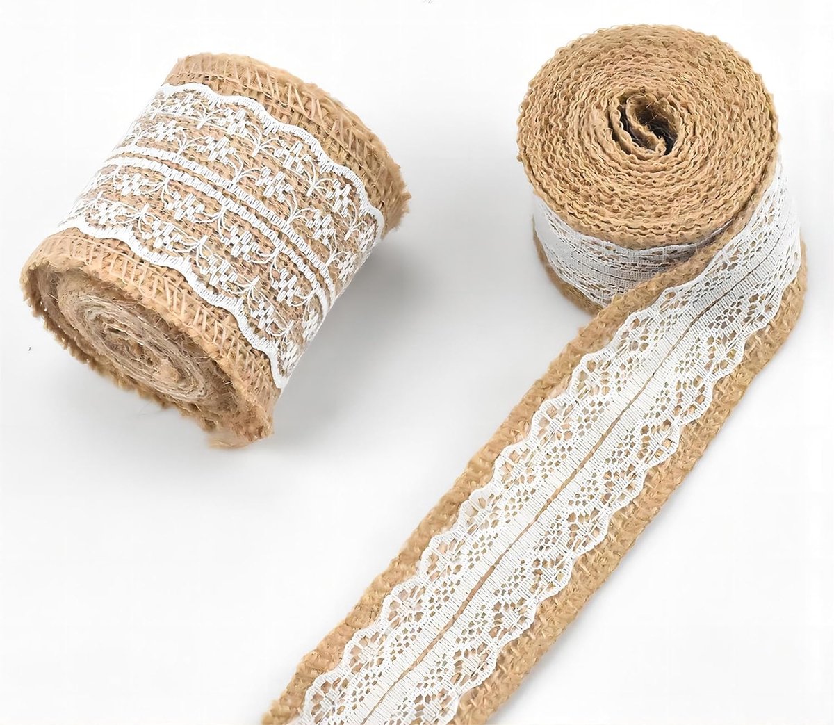 Hessische Bänder Juteband Vintage Geschenkband 10m Natürliche