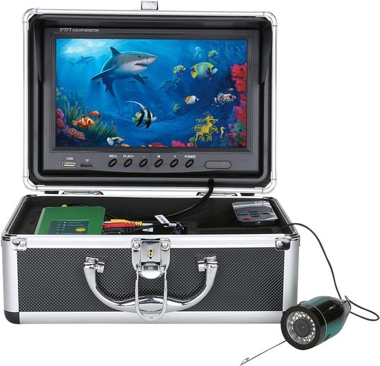Caméra De Pêche Sous-marine Avec écran 4.3" IPS - Étanche IP68, Câble 50 M, 12 LED Infrarouges - 5