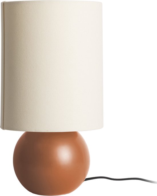 Leitmotiv Tafellamp Alma Ball - Bruin - Ø16cm - Scandinavisch