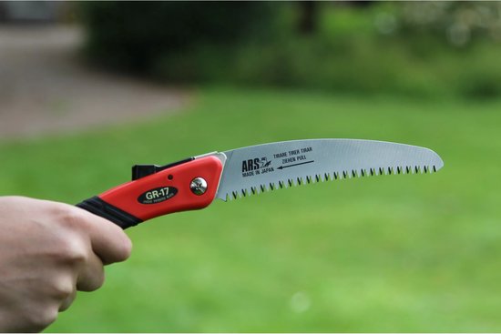 ARSGR-17 Snoeizaag gebogen inklapbaar - 38 cm rood/zwart van ARS — afbeelding 3