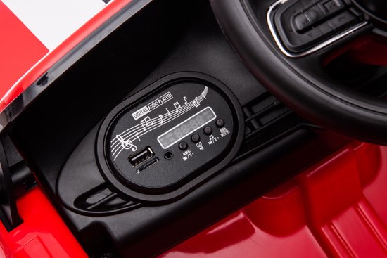 Eco Toys Rose Electrique Fiat 500 Voiture Enfant 705