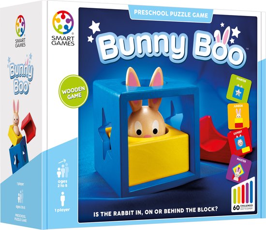 SmartGames – Bunny Boo – Houten kleuterspel
