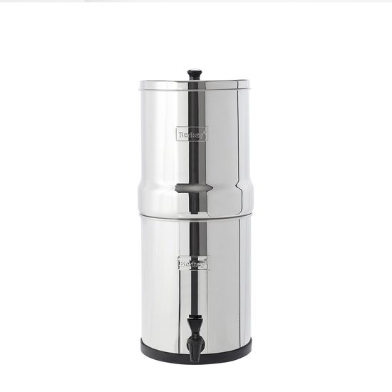 Travel Berkey RVS Waterfilter – 5,6 liter – inclusief 2 originele Black Berkey filters