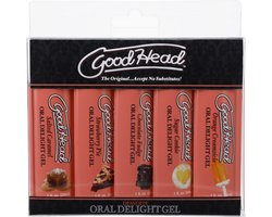 Doc Johnson - Oral Delight Gel - Desserts - 5 Pack - 1 fl oz / 29 ml