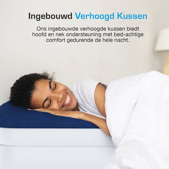 Active Era Luxe 2 Persoons Luchtbed – Extra Hoog – Ingebouwde Elektrische Pomp en Geïntegeerd Kussen – 200cm x 150cm x 36.5cm