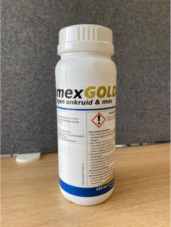 Imex Gold Onkruidbestrijder & Mosbestrijder 450 ml: Toelatingsnummer: 16498N van Merkloos	 — afbeelding 3