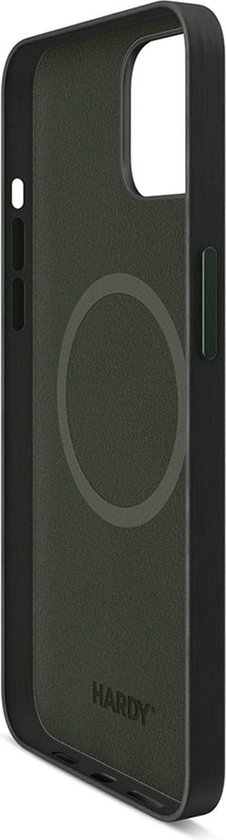Coque de téléphone verte 3mk HARDY MagFabric pour Apple iPhone 15
