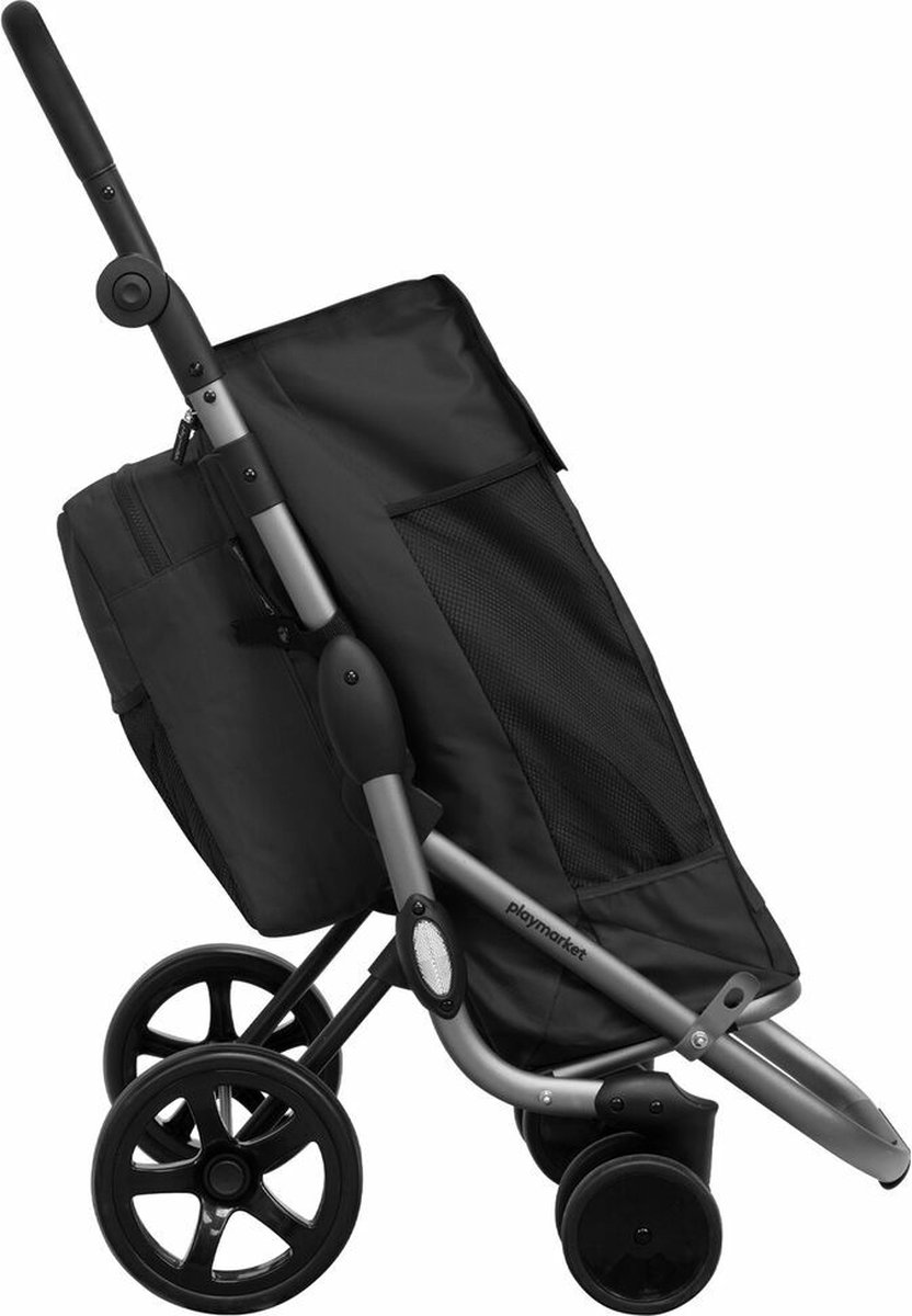 Playmarket Go Plus Premium Boodschappentrolley Grijs