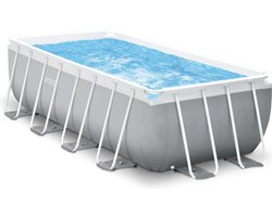 Intex Prism Frame Rechthoekig Opzetzwembad Set - 400 x 200 x 122 cm - Met filterpomp