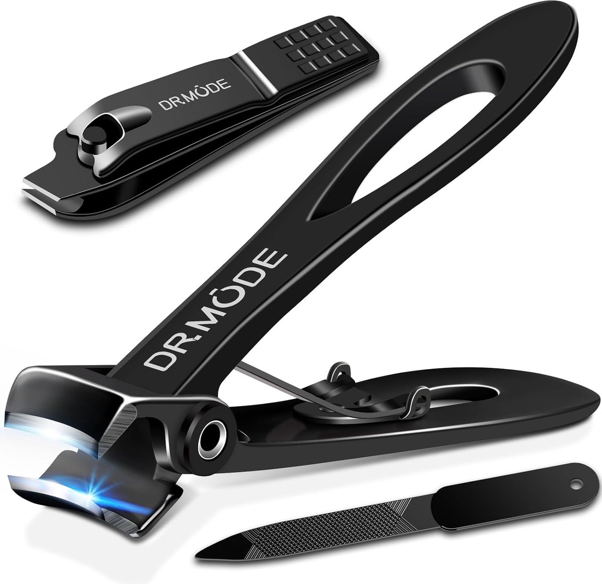 Goedkoopste Nagelknipper voor dikke nagels - Nagelknipper met brede kaakopening Nagelknipper Roestvrijstalen vingernagel en professionele teennagelknipper met vingernagelvijl voor mannen en vrouwen Grote set