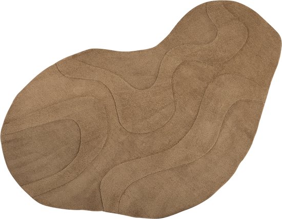 WOOOD Exclusive Vloerkleed Alya – Polyester – Bruin – 1x170x240