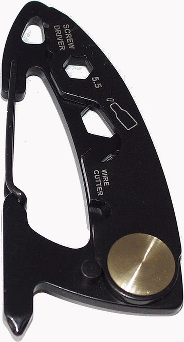 MUNKEES NEDE 9-Function Carabiner Tool | Zwart