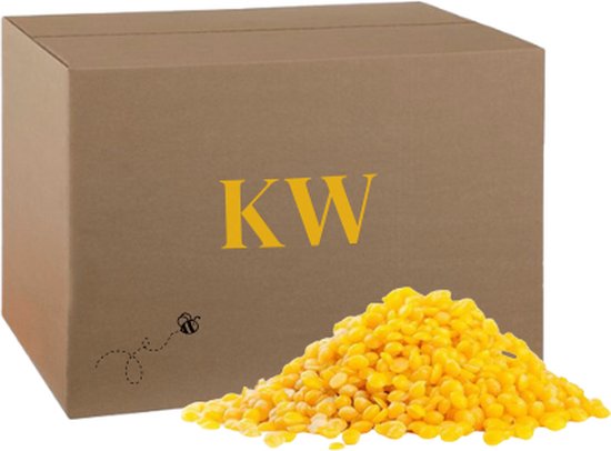 Bijenwas | 1 KG | Geel - Bijenwas Korrels | 1000 Gram | 100% Zuiver | Bijenwas kaarsen | Kaarsen maken | Bijenwas wraps maken | Beeswas | Bijwas | Lippenbalsem maken | Zuivere bijenwas | Was van Bijen | Gele Bijenwas