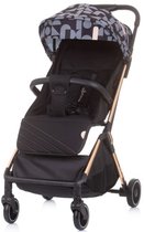 Chipolino Easy Go Buggy - Ebony - verstelbare beensteun - Afneembare voorbumperbeschermer